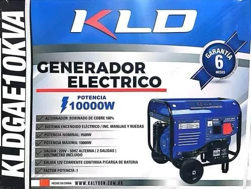 GENERADOR ELÉCTRICO KLD 10000WATTS
