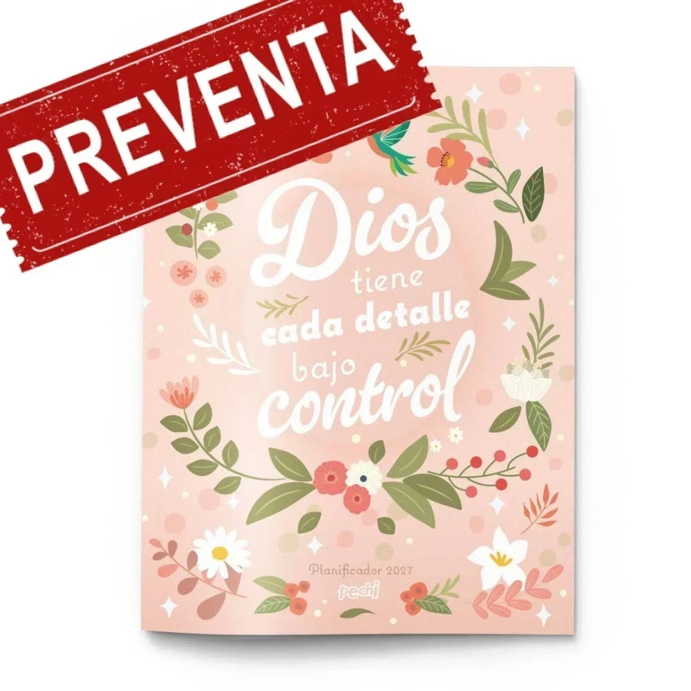 Planificador mensual confiando en Dios