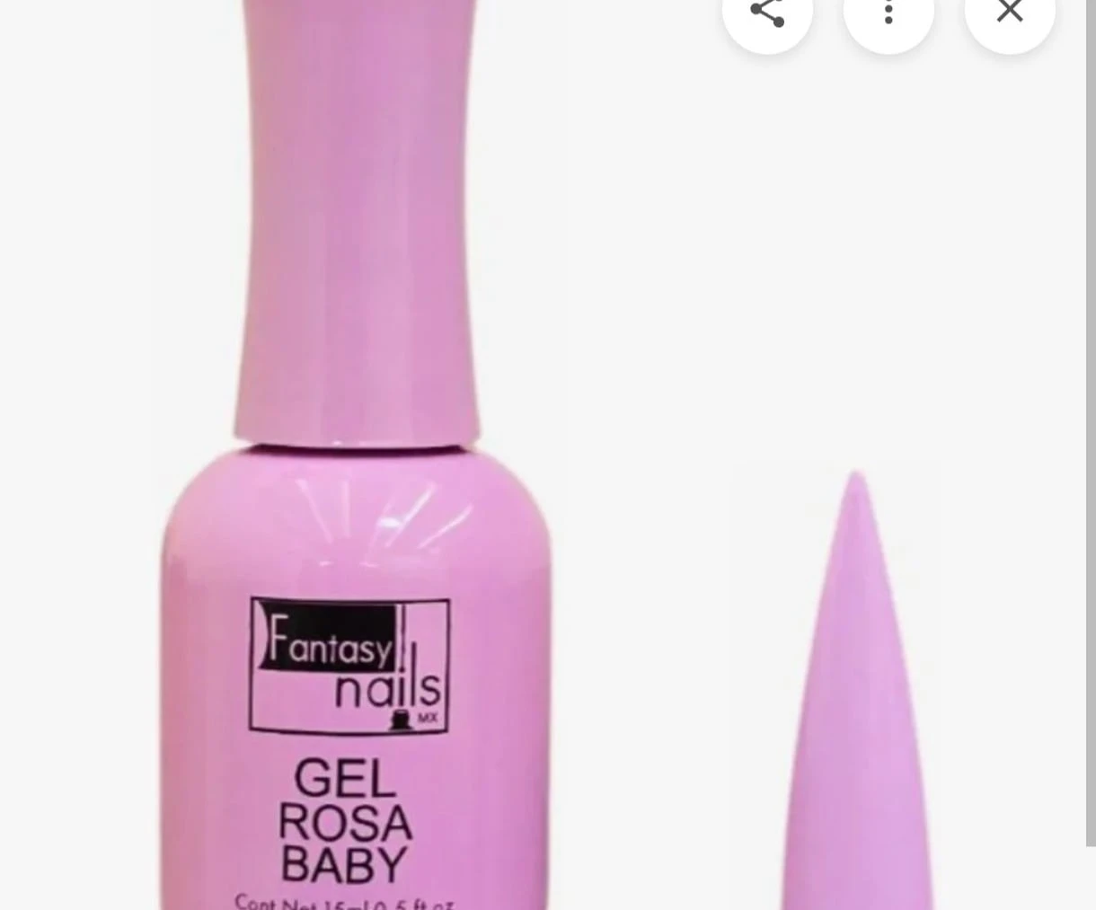 Gel # 92 rosa baby 15 ml 