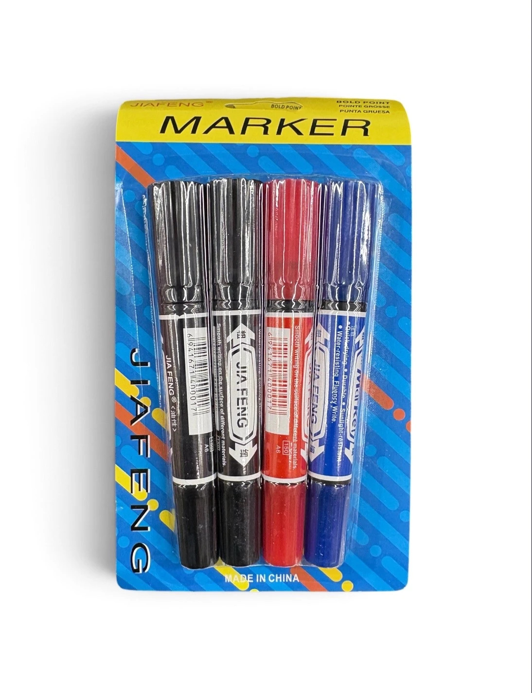 SET DE 4 plumones permanentes 