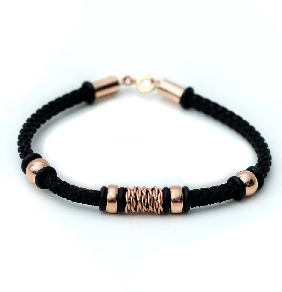 TB-02093212-PULSERA ESPECIAL CAUCHO NEO GRUESO TRÍO RIAZA ROSADA