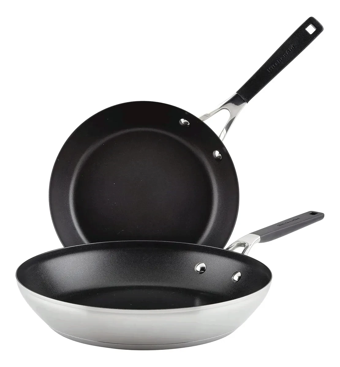 SET DE 2 SARTENES 24CM Y 30CM 71023 ANTIADHERENTE ACERO 
