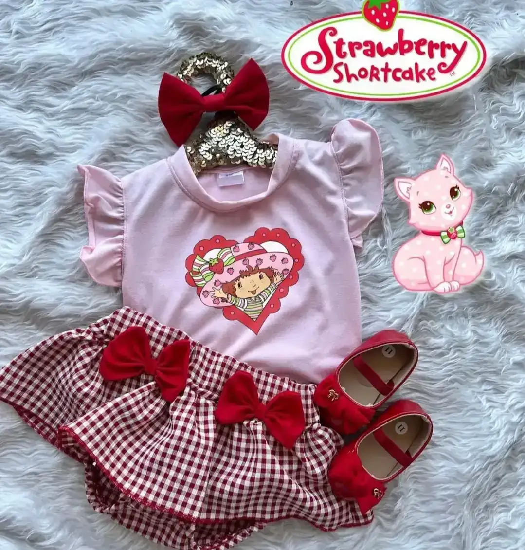Rosita fresita calzoncito con blusa 0-3 m