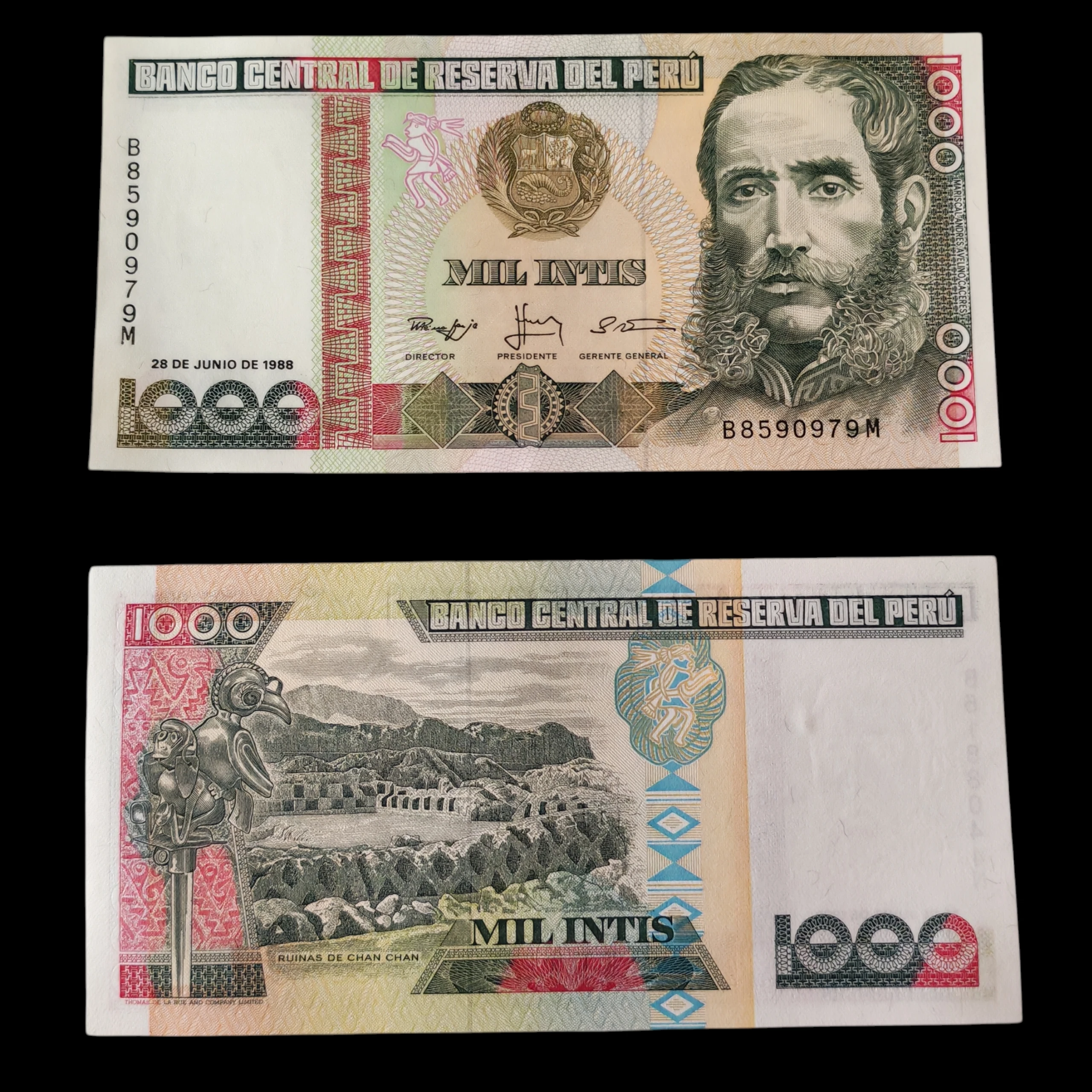 ° Perú 1000 intis UNC