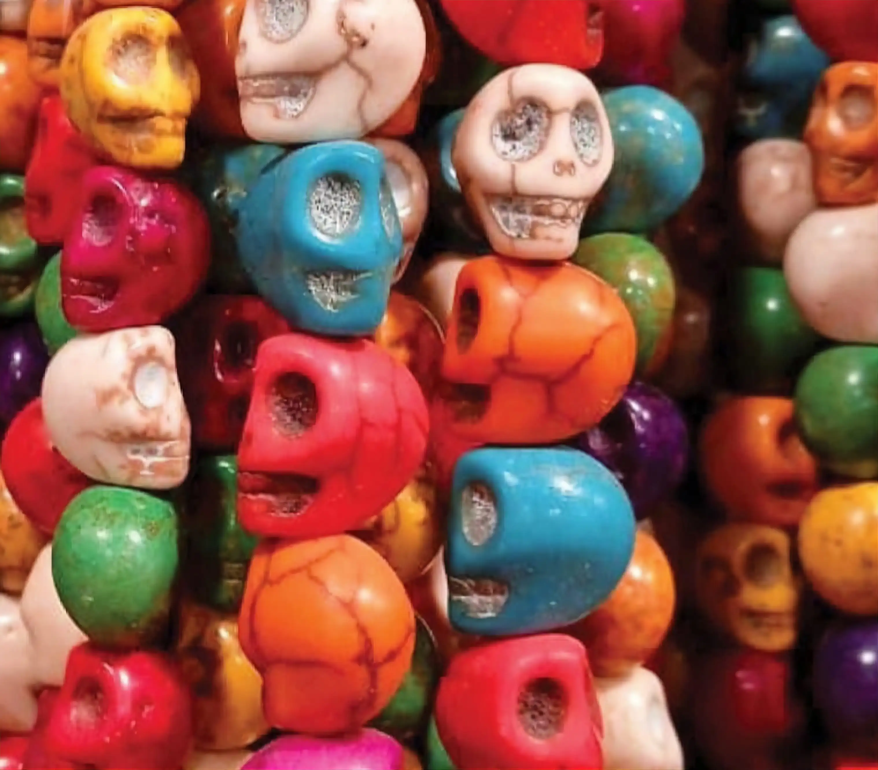 Calaveritas muticolor pasta