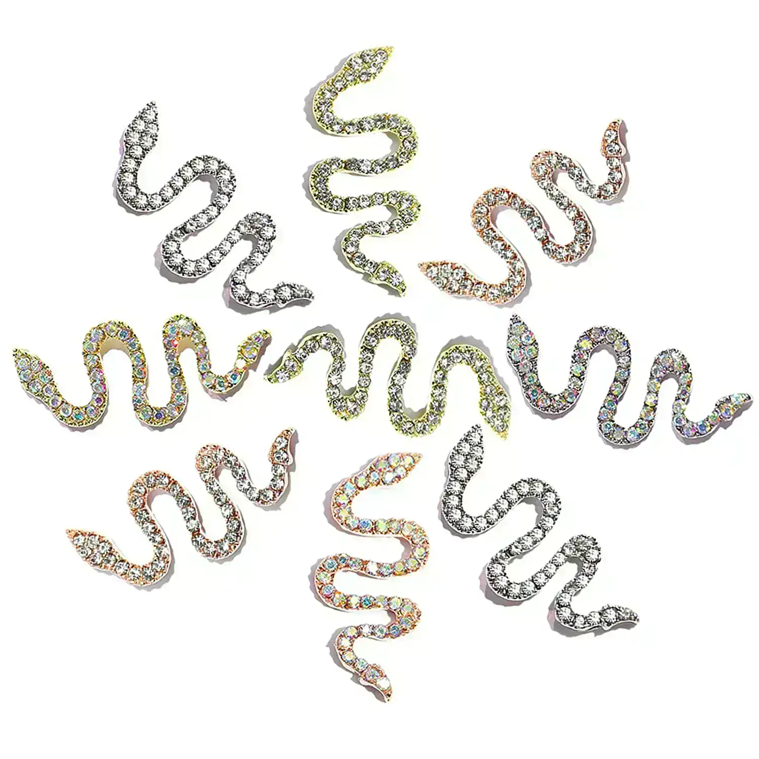Serpiente con strass