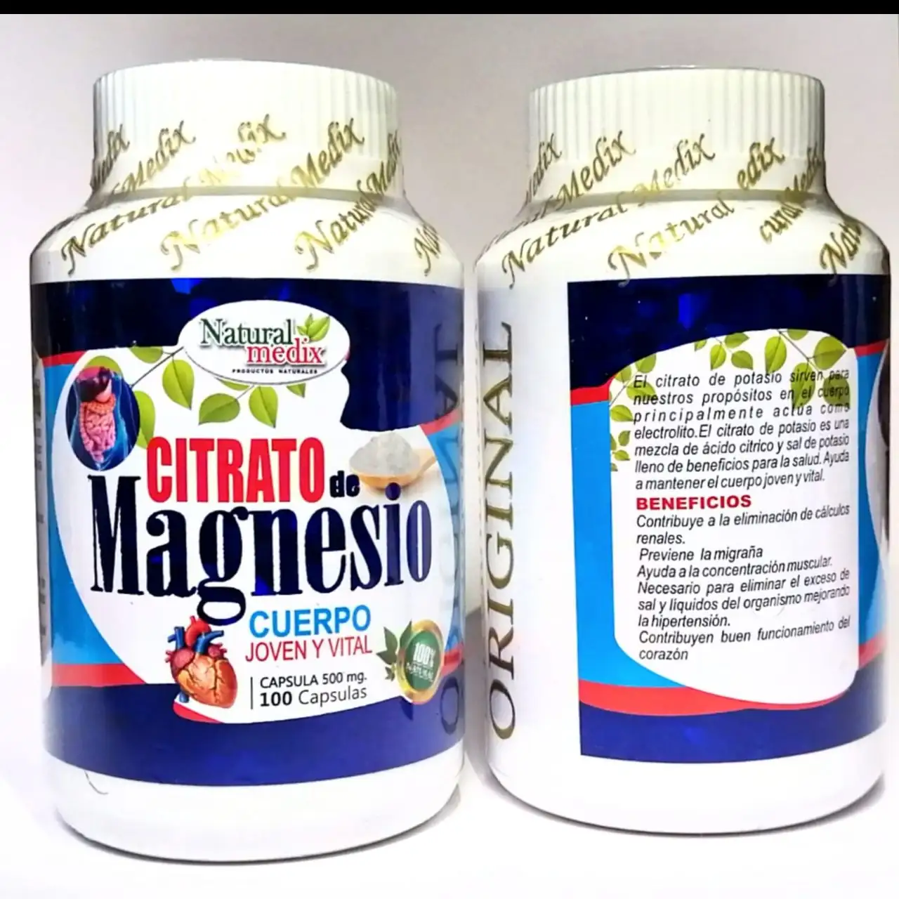 Citrato de magnesio 100 cap
