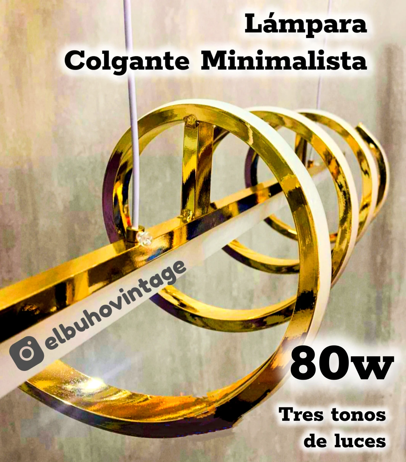 Lámpara Colgante Estilo Minimalista  3