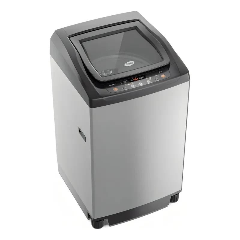 Lavarropas Carga Superior Gafa Fuzzyfit 7kg Plata Color Gris 2