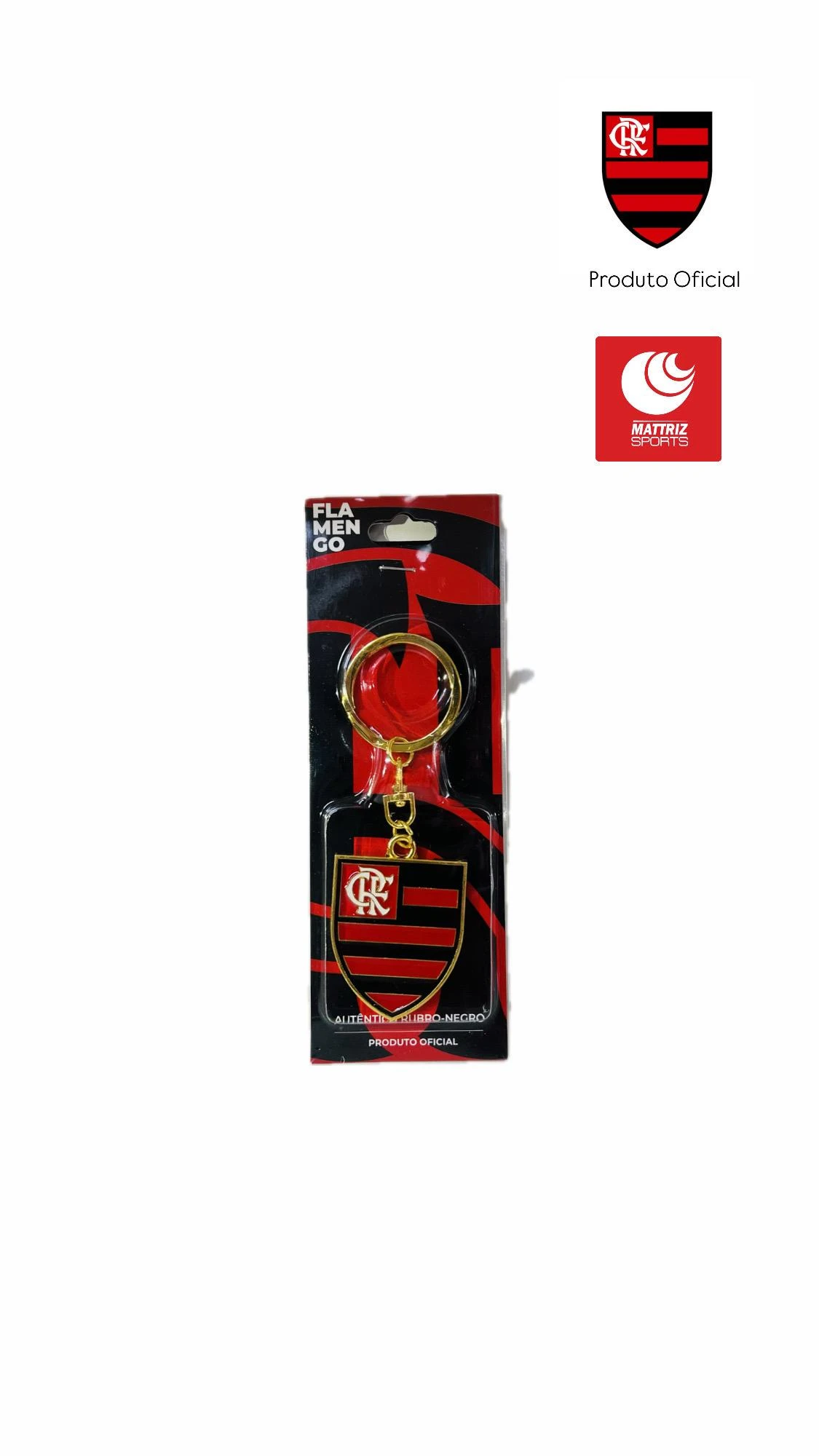 KIT CAMISA LICENCIADA + CHAVEIRO FLAMENGO  2