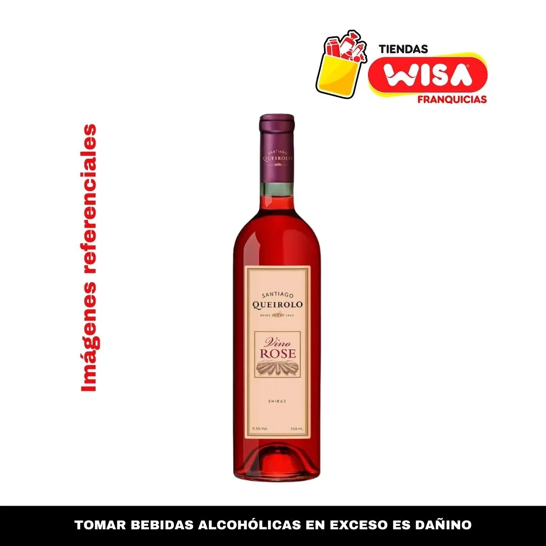 Vino Santiago Queirolo Rosé 750 ML