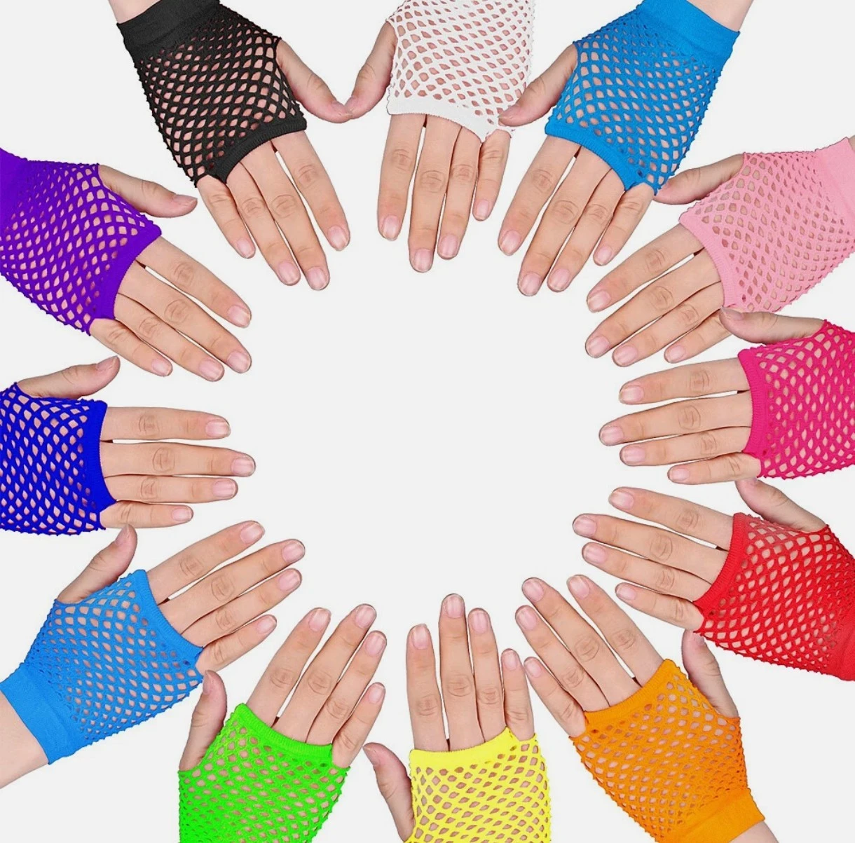Guantes de red corto 