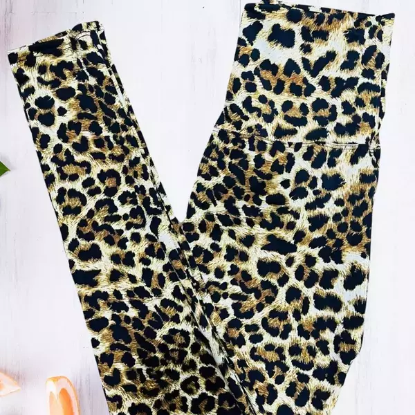 Legging dupont print marrón oscuro 2