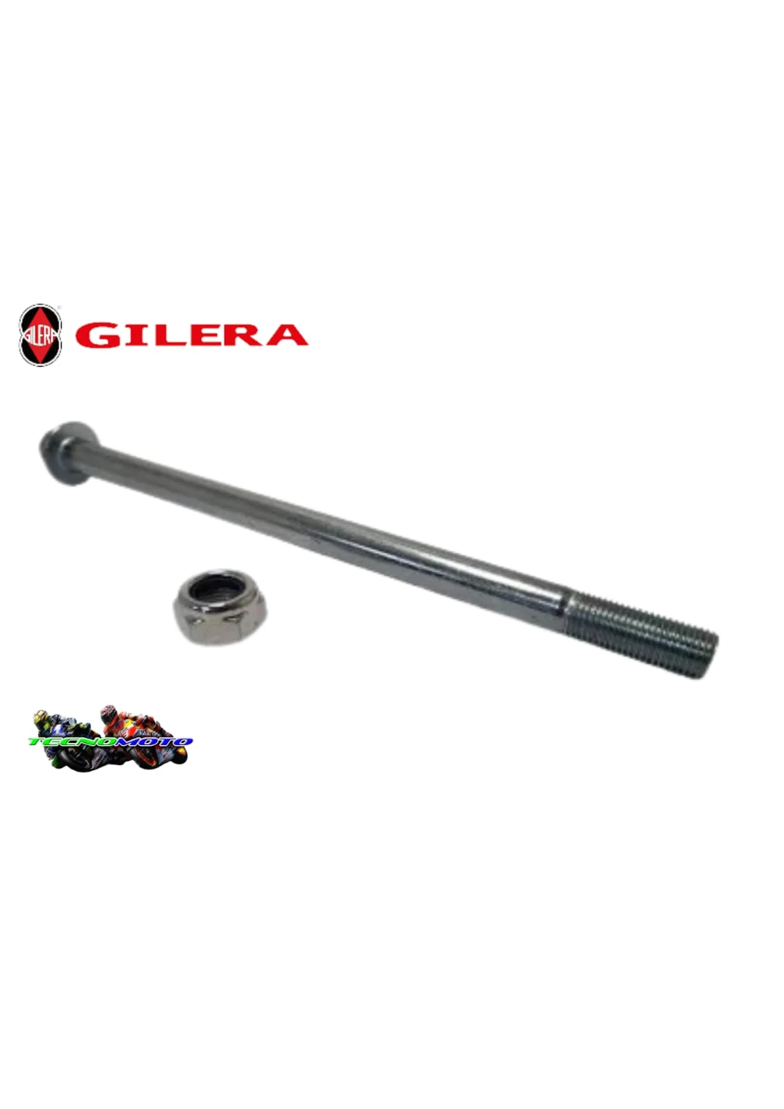 EJE DELANTERO GILERA 110 SMASH (Ø12/L.205) -DISCO  [GILERA] -38989