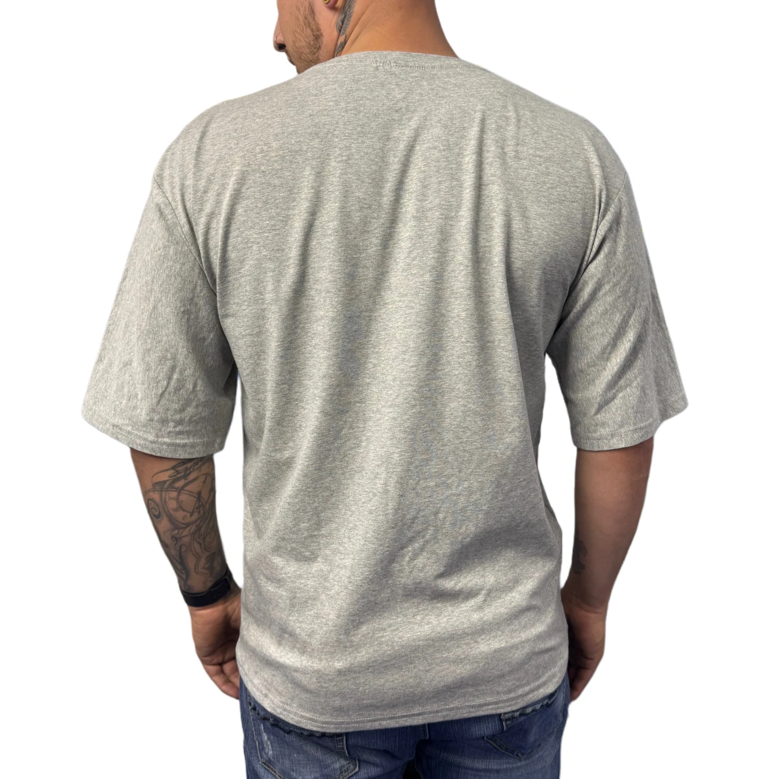Oversize Seda Fria Gris Clara 2