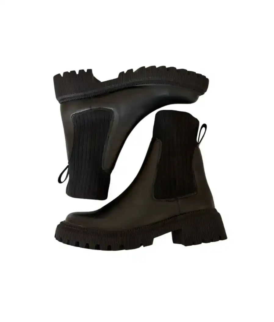 Bota calcetin negra 