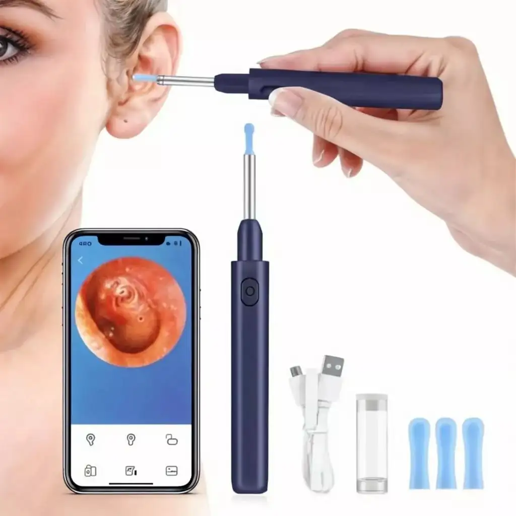 Limpiador smart de oído con cámara 
