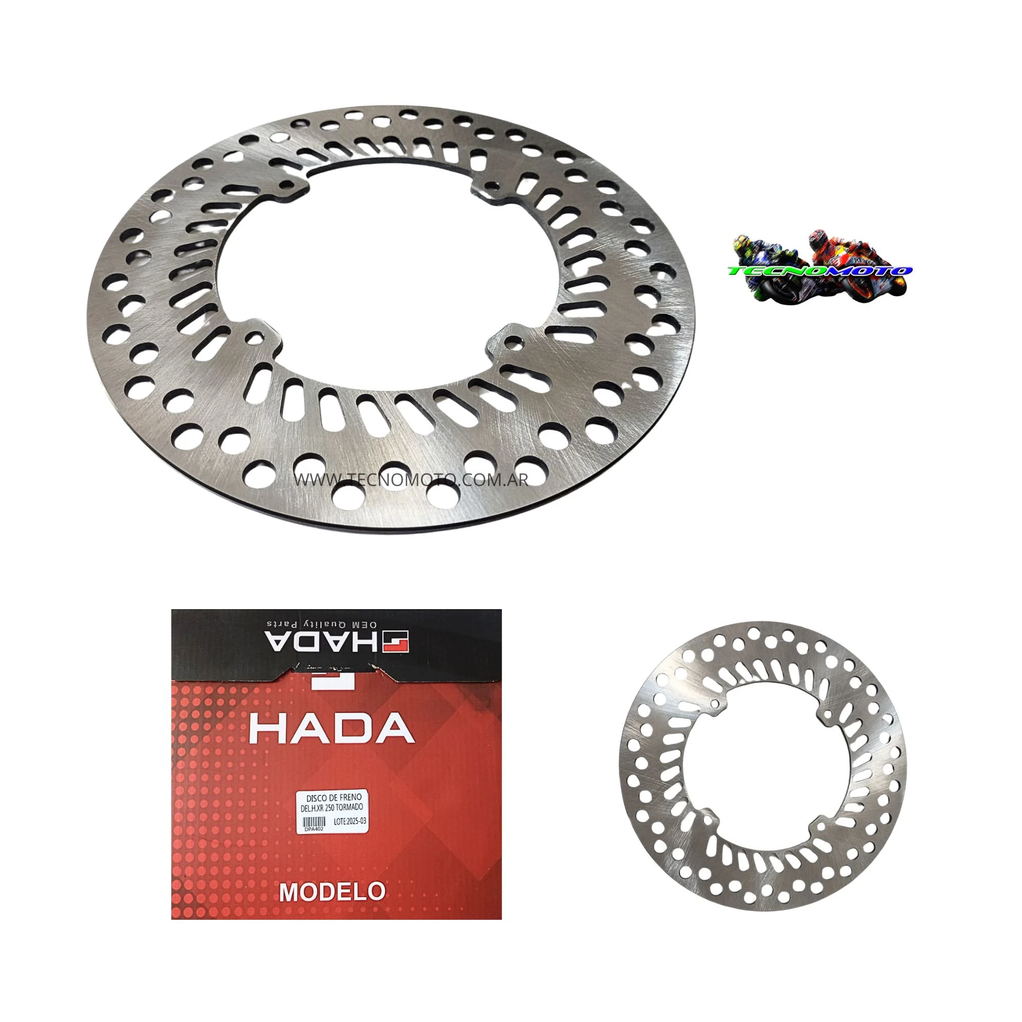 DISCO FRENO HONDA 250 TORNADO  - DEL.    - 48731