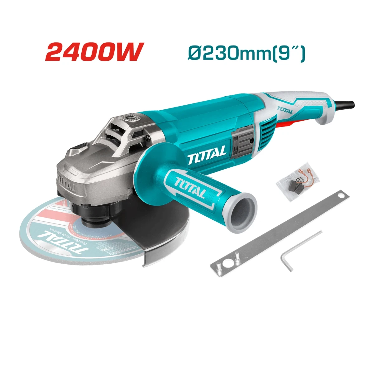 TG1252306 Amoladora angular 9" 2400w industrial total