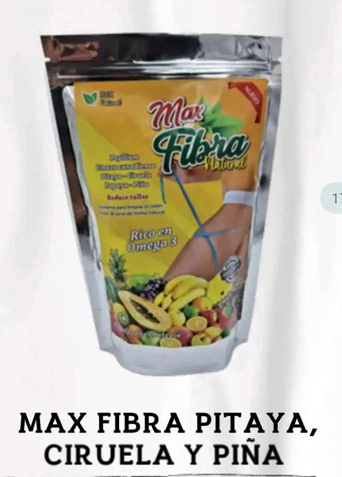 Max fibra pitaya ciruela y Piña 