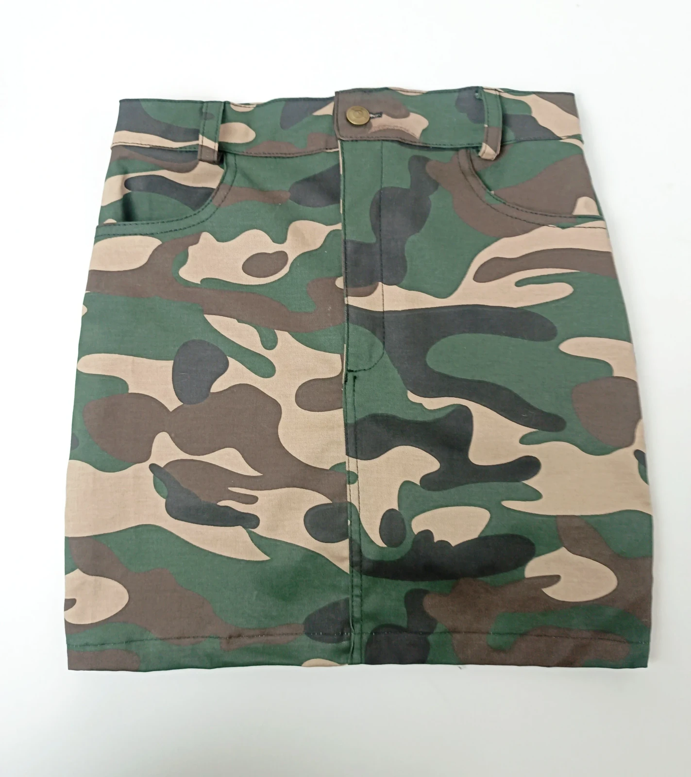 Falda camuflada militar  verde 