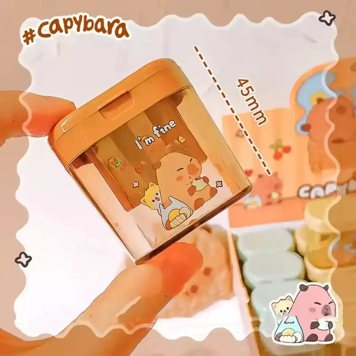 Sacapuntas capibara  4
