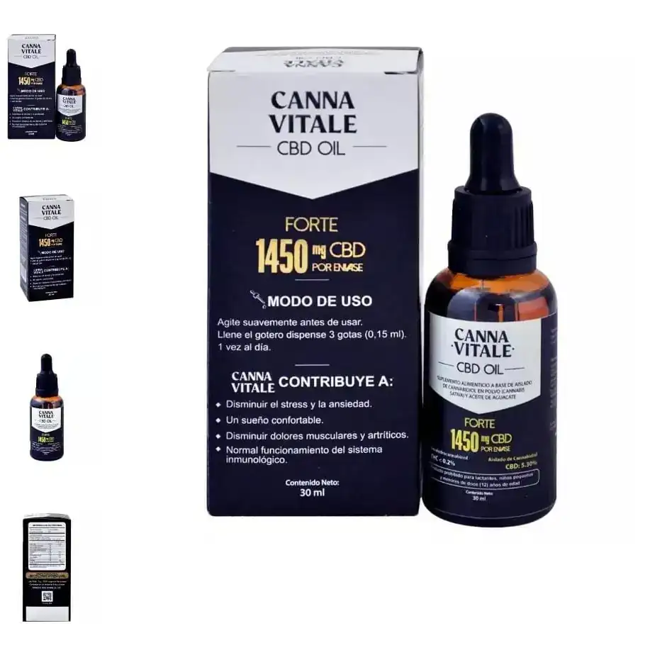 CANNAVITALE CBD 1450 mg gotas 