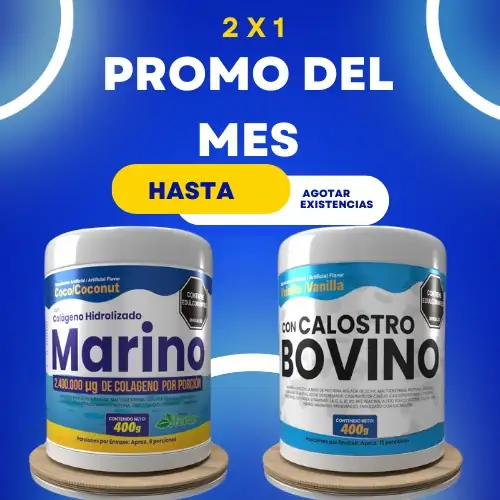 Colágeno marino y calostro Bovino 
