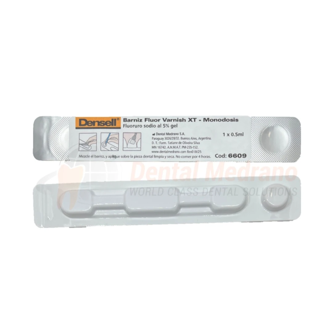 BARNIZ FLUOR VARNISH XT MONODOSIS 0.5ml 5% FLUORURO - DENSELL