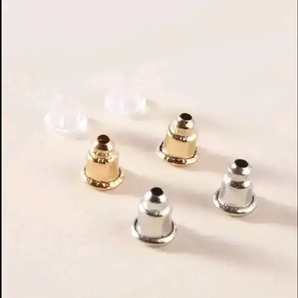 300 piezas accesorio de pendientes metalico y de plastico 4
