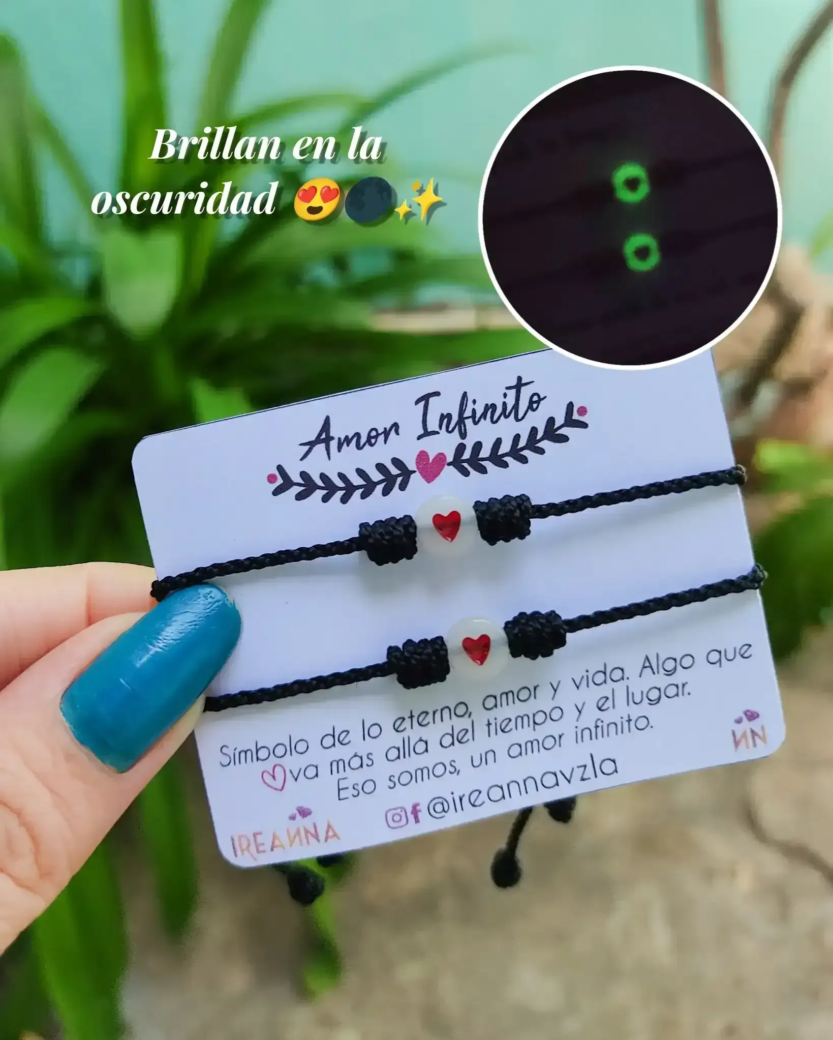 Hilitos brillan en la oscuridad 🌑✨