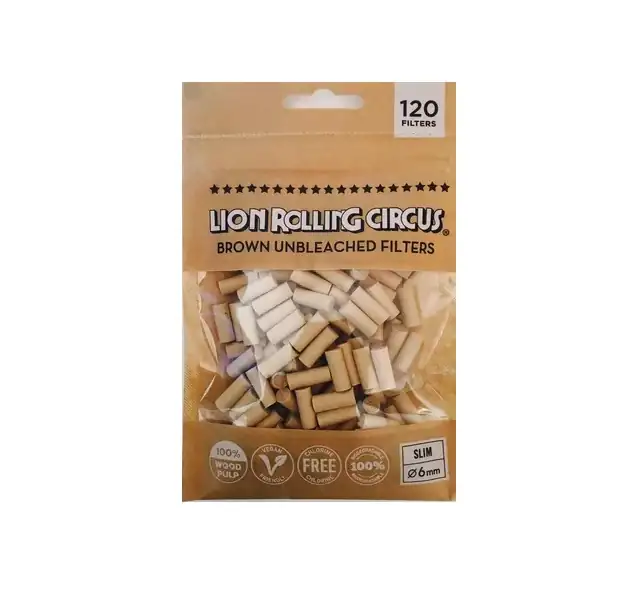 Lion Rolling Circus Brown 6mm X120u Filtros
