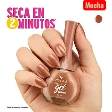 vogue esmalte efecto gel mocha