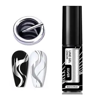 Esmalte liner plateado 