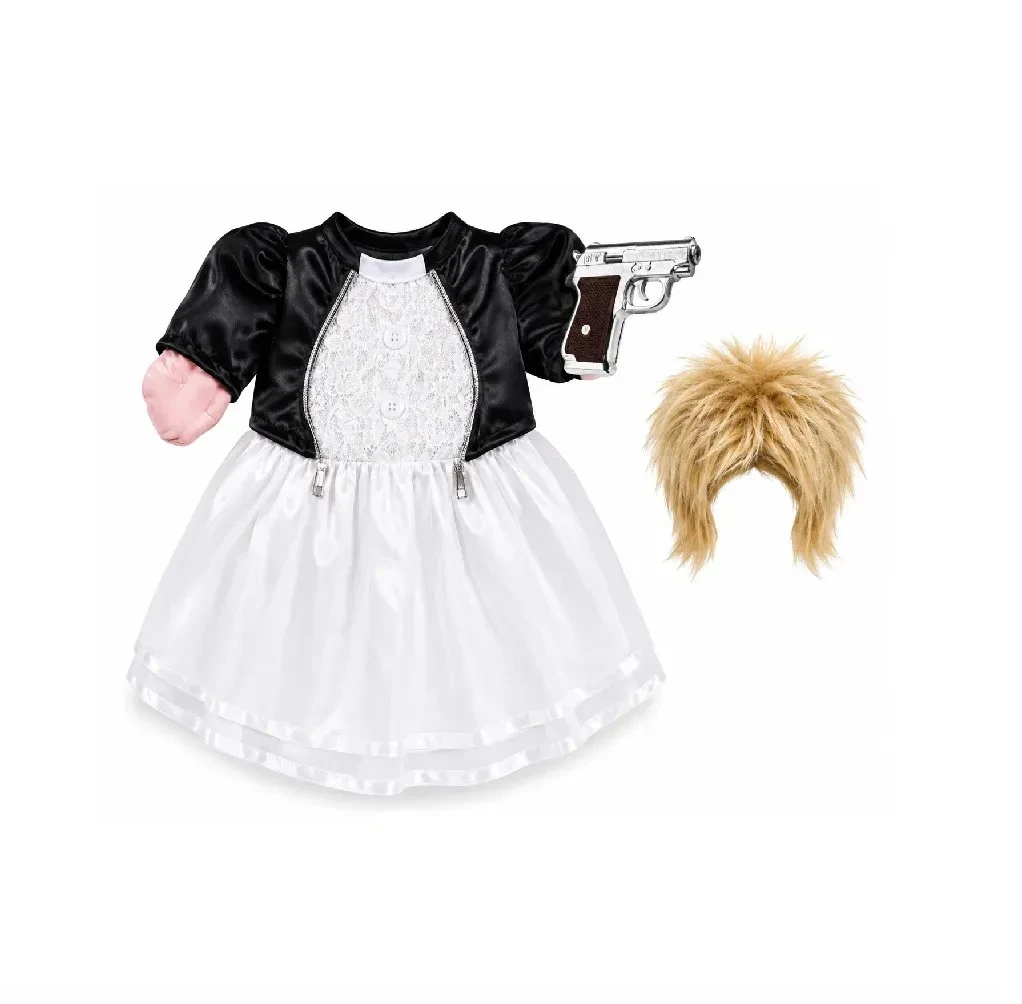 Disfraz vestido Tiffany 3D con peluca