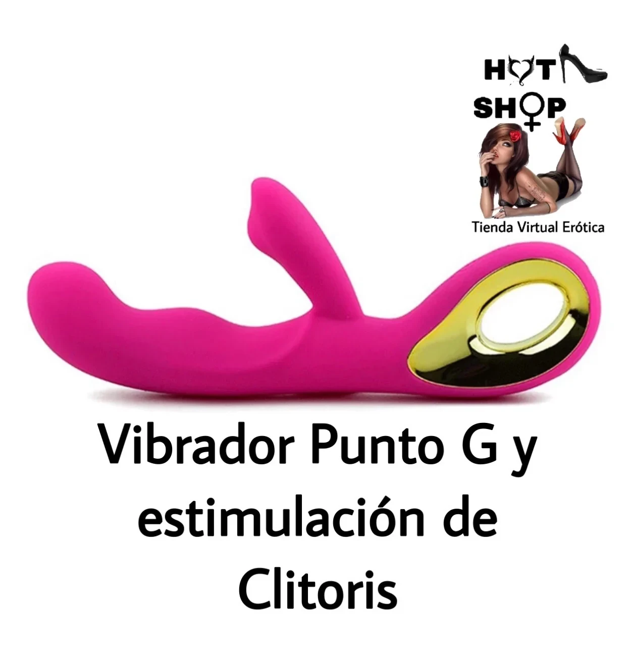 Vibrador Estimulación Punto G y Clitoris