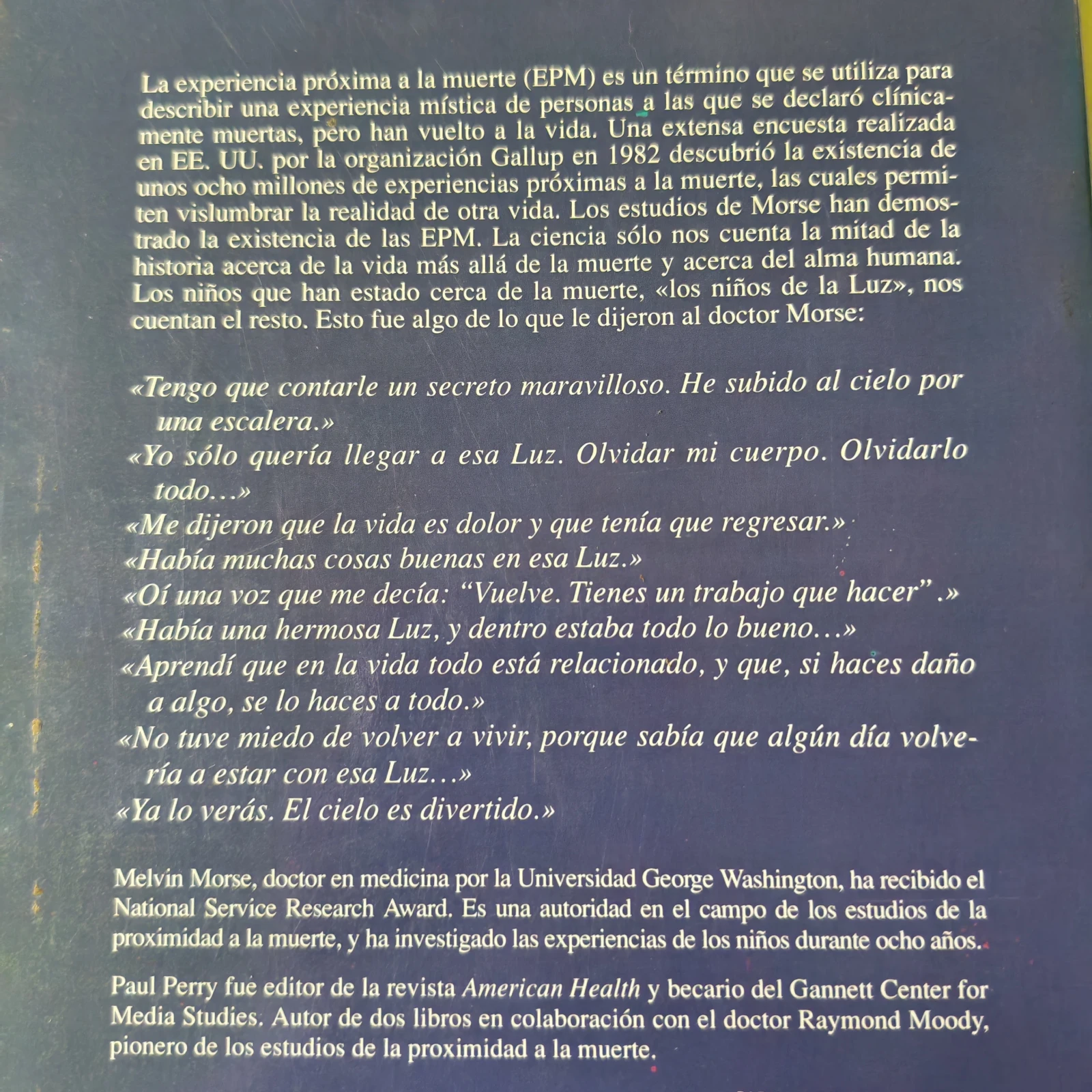 Mas cerca de la luz, M. Morse y P. Perry, usado  2