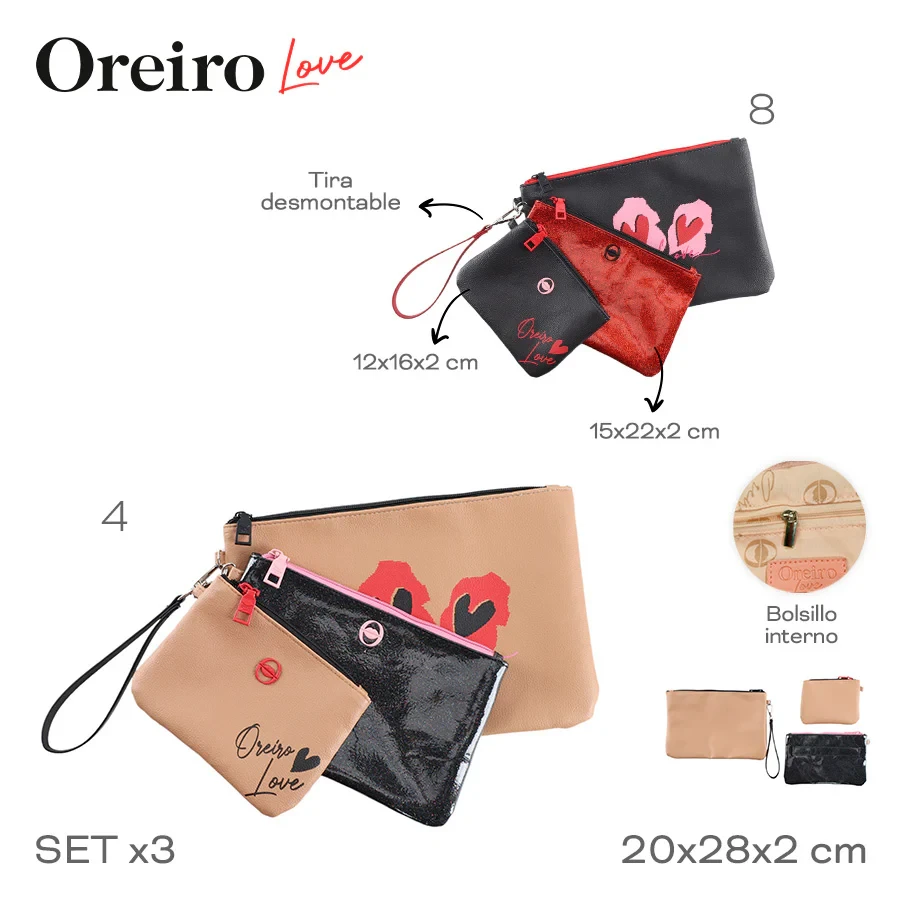 PORTACOSMETICO OREIRO LOVE 29332