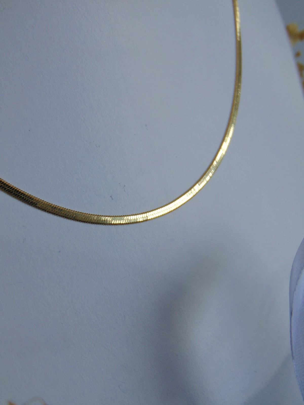 CADENA PLANA ORO LAMINADO 18K 2MM|40CM 2