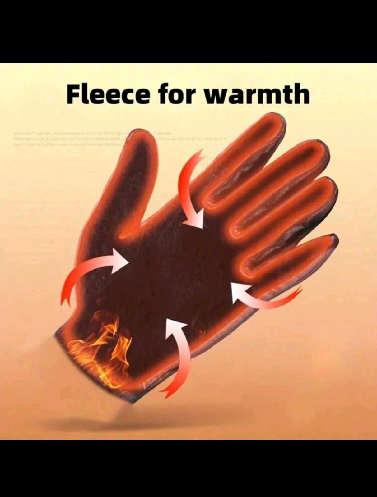Guantes Térmicos Elegantes Tipo Cuero con Pantalla Táctil 5