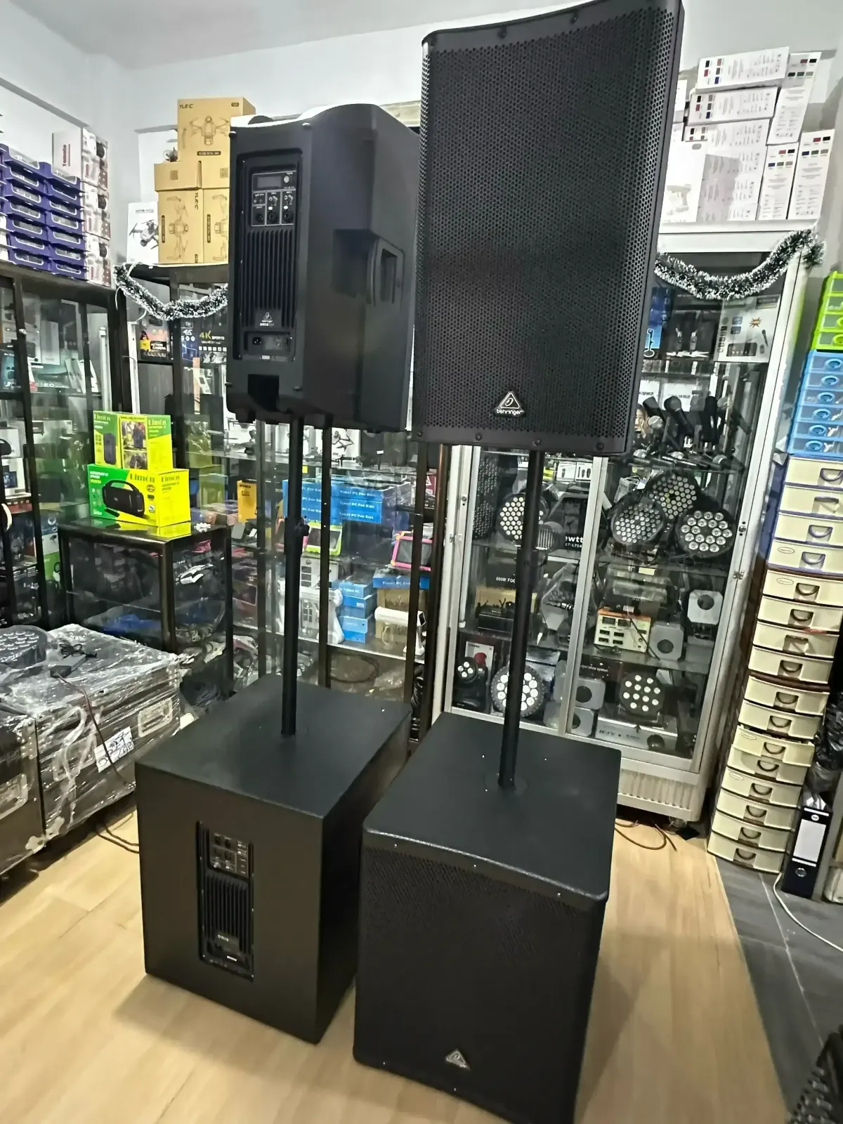 COLUMNAS BEHRINGER DR115DSP -DR18SUB 3