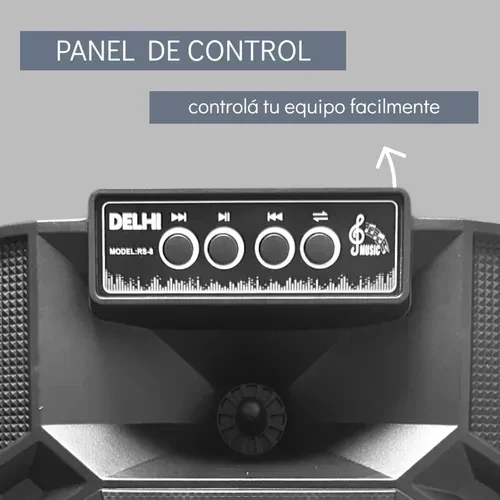 PARLANTE DELHI RS-8 1000W 7
