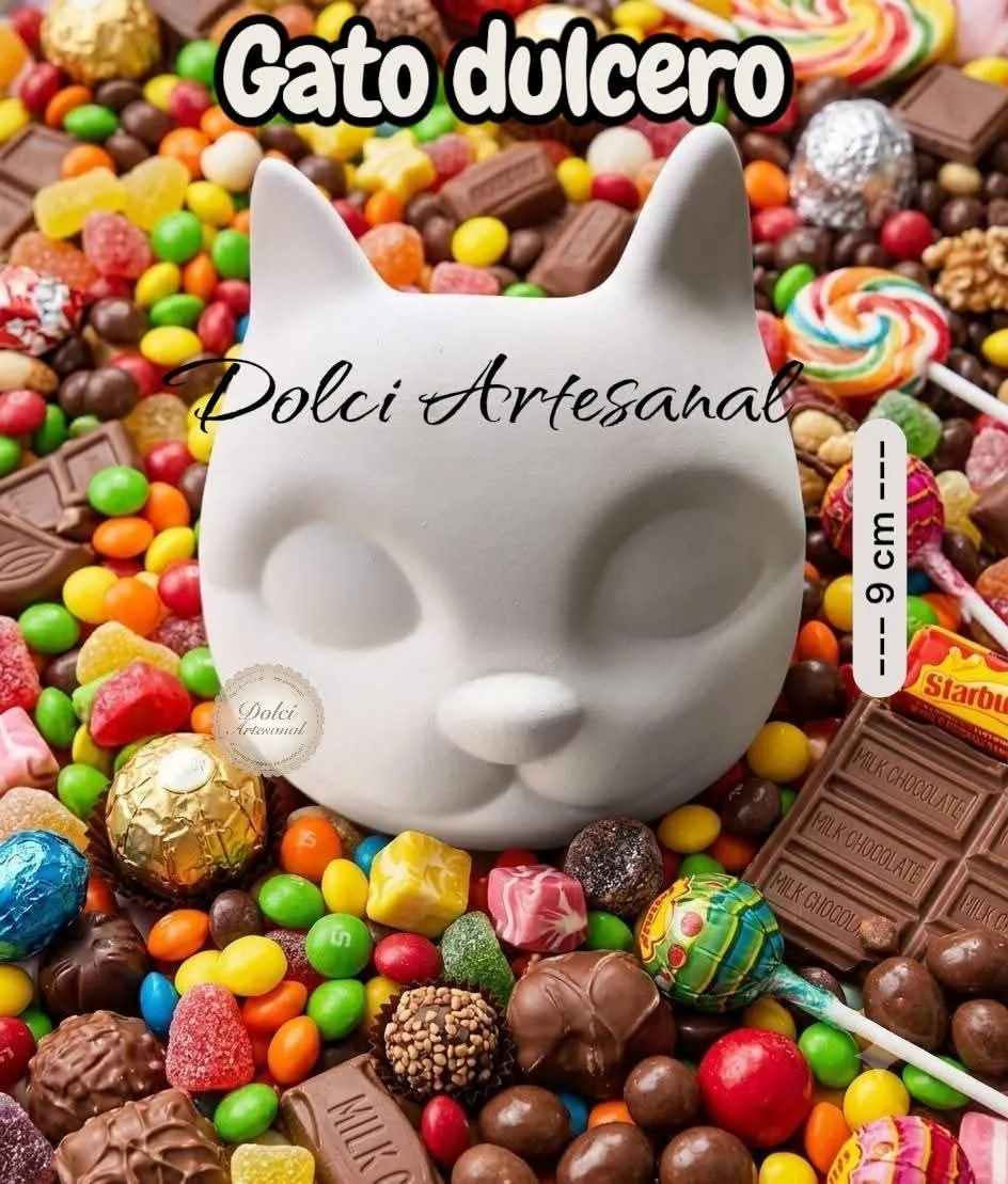 Gato dulcero & maceta 