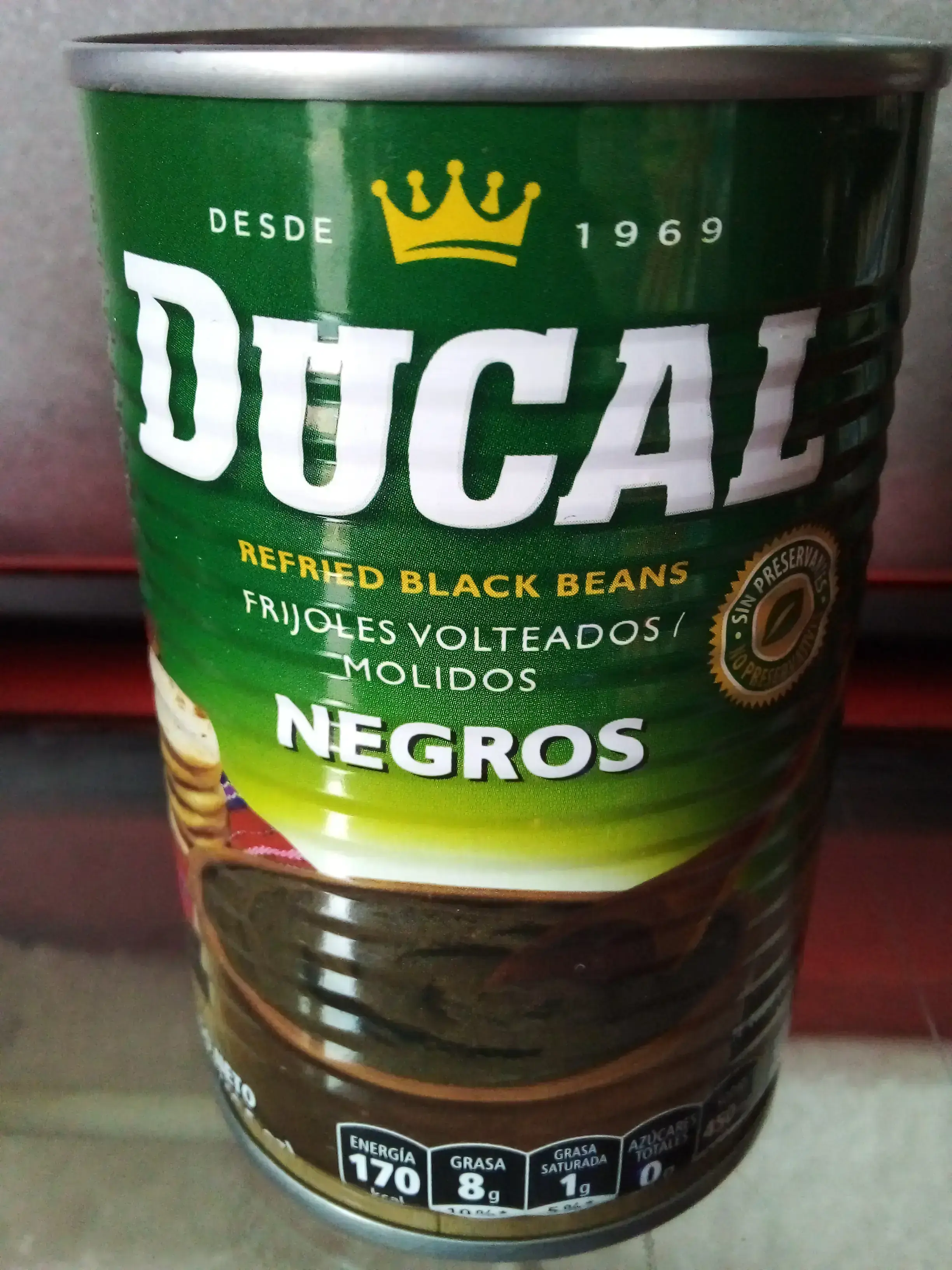 Frijol volteado negros de 10.5 onza 
