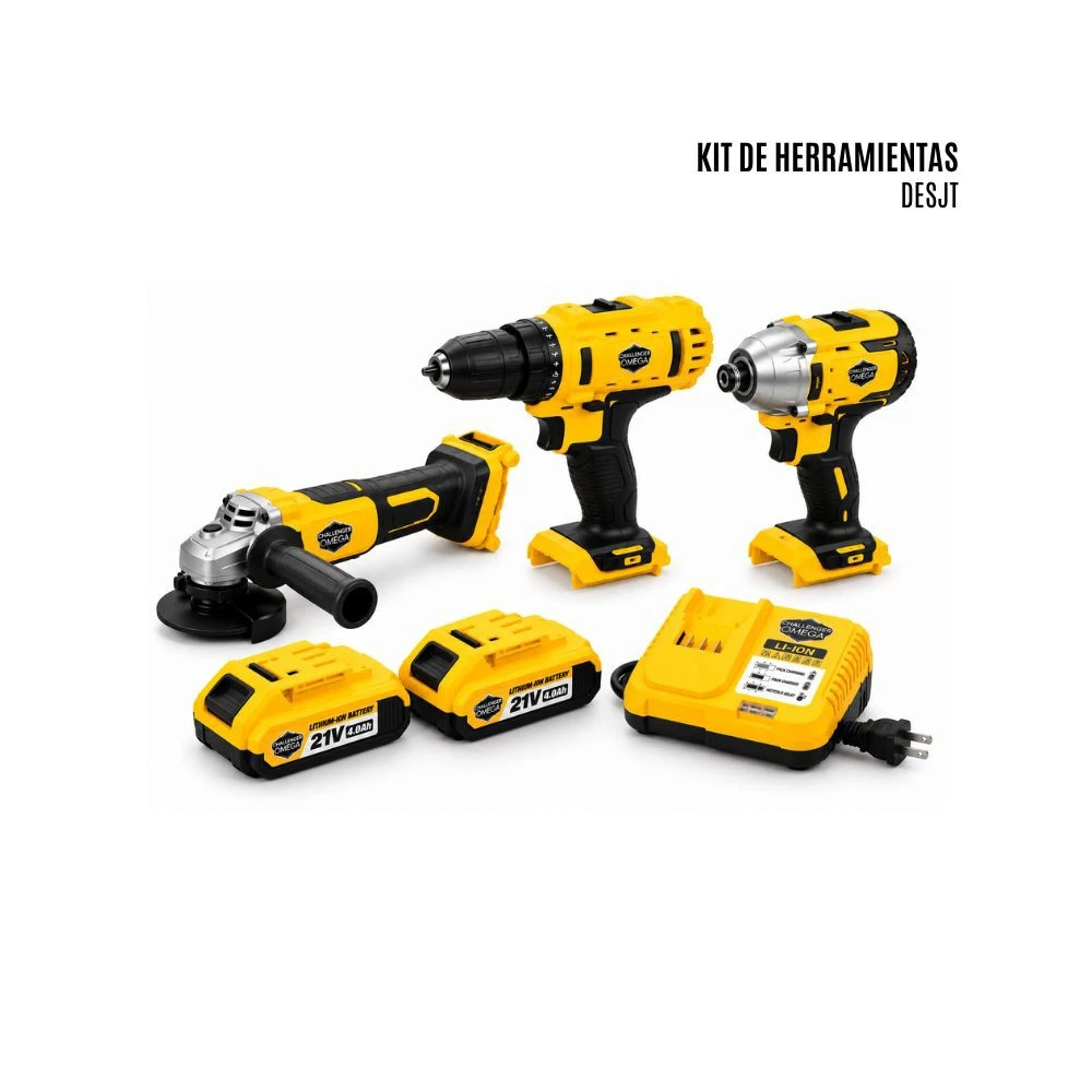  ¡KIT TALADRO, ESMERIL Y PISTOLA DE IMPACTO! 🔨 3