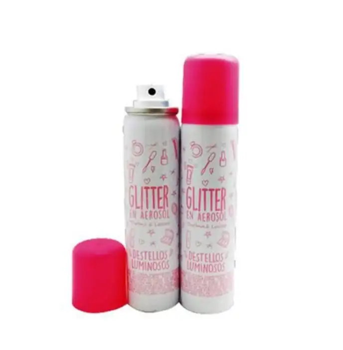 Glitter aerosol multicolor