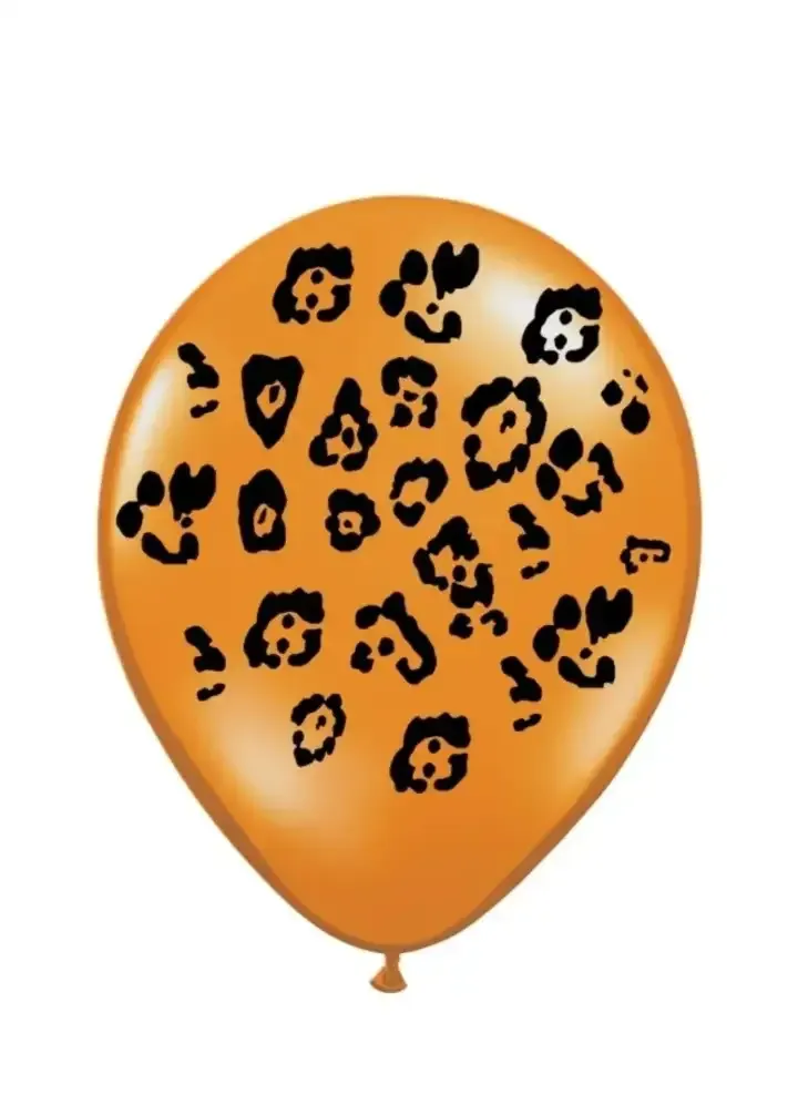 Globo latex 12 pulgadas estampado Animal Print por 10 unidades 