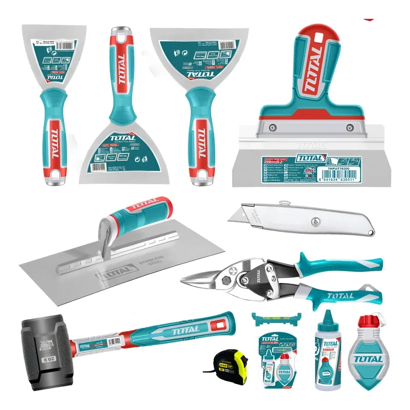 Kit Durlock Herramientas Total 10 Pz Espátulas Llana Chocla