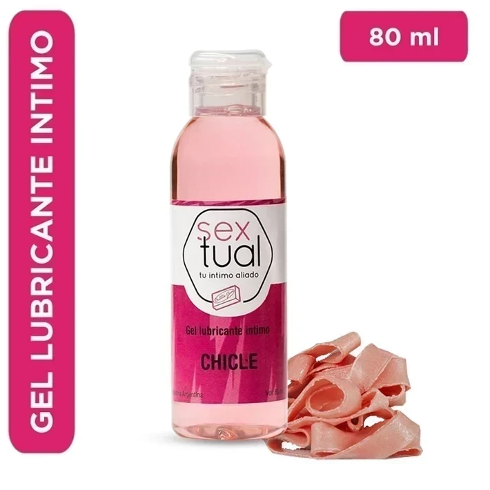 Gel lubricante sabor chicle 80ml