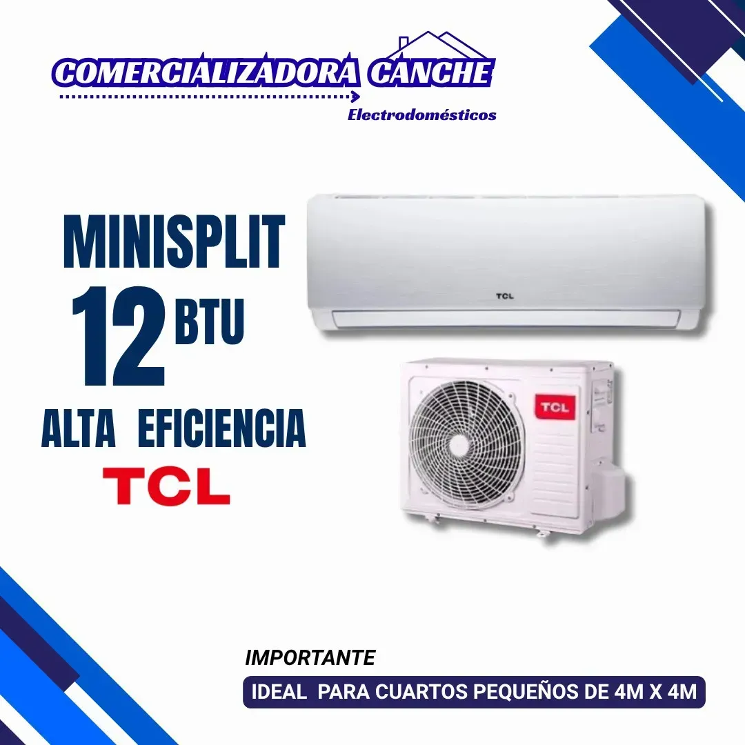 MINISPLIT 12BTU ALTA EFICIENCIA TCL 